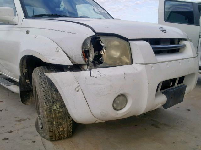 1N6ED29XX2C381344 - 2002 NISSAN FRONTIER C WHITE photo 9