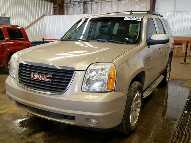 1GKFK130X7R205390 - 2007 GMC YUKON TAN photo 2