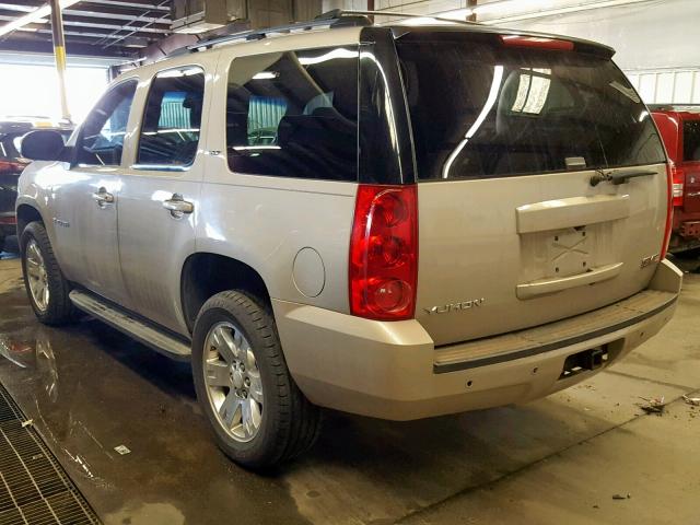 1GKFK130X7R205390 - 2007 GMC YUKON TAN photo 3