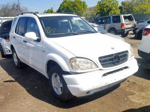 4JGAB54E9YA156637 - 2000 MERCEDES-BENZ ML 320 WHITE photo 1