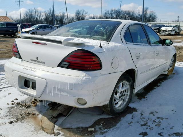 1G2NF52E14M514226 - 2004 PONTIAC GRAND AM S WHITE photo 4