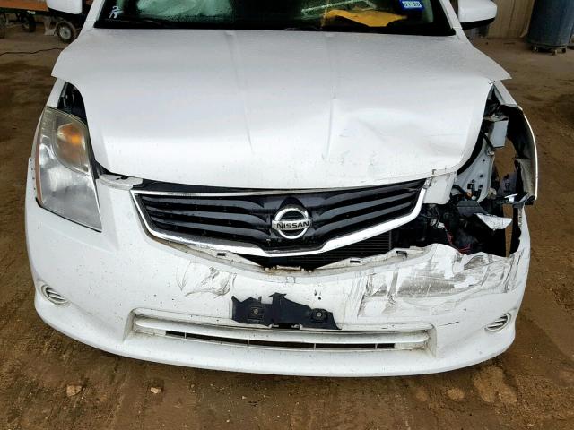 3N1AB6AP6CL677383 - 2012 NISSAN SENTRA 2.0 WHITE photo 7