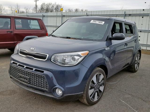 KNDJX3A54F7172415 - 2015 KIA SOUL ! GRAY photo 2