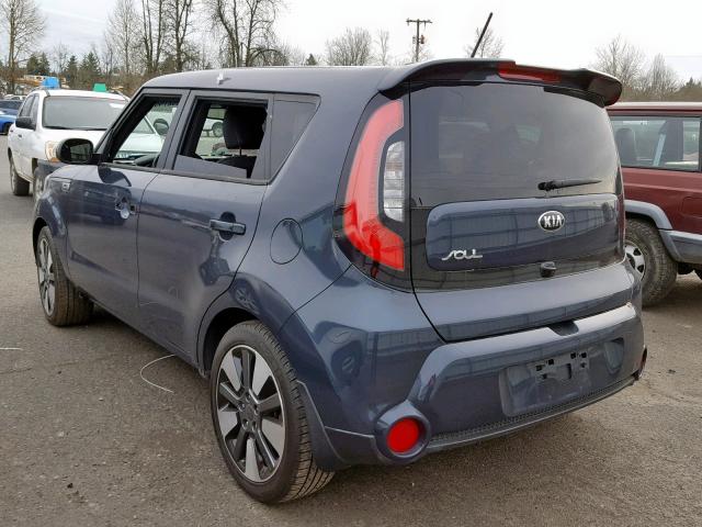 KNDJX3A54F7172415 - 2015 KIA SOUL ! GRAY photo 3