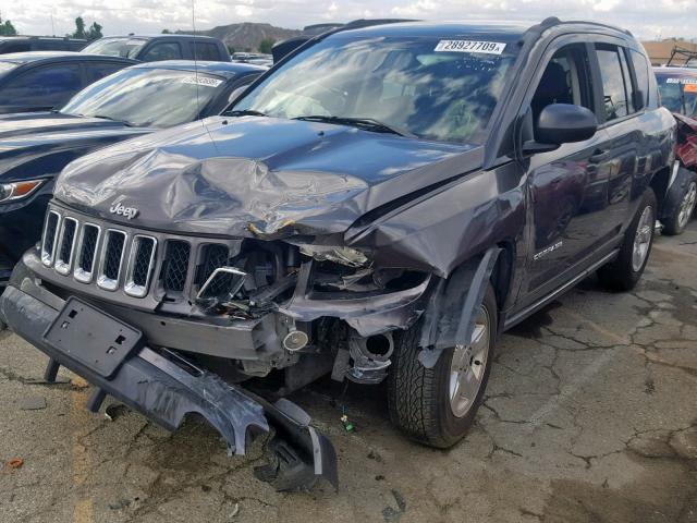 1C4NJCBA7ED826273 - 2014 JEEP COMPASS SP Сұр фото 2