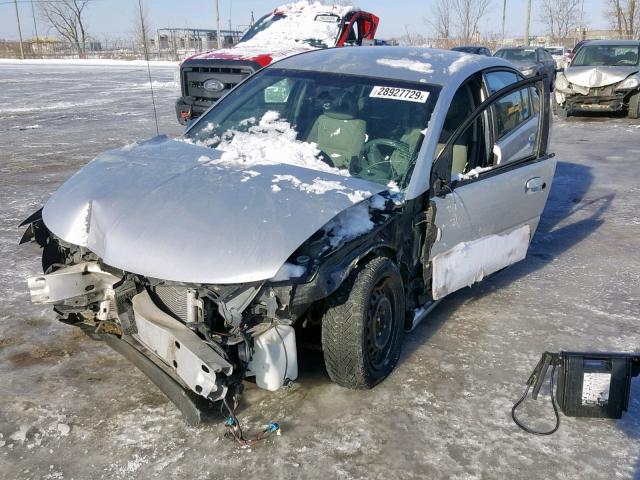 1G8AJ55F87Z132466 - 2007 SATURN ION LEVEL SILVER photo 2