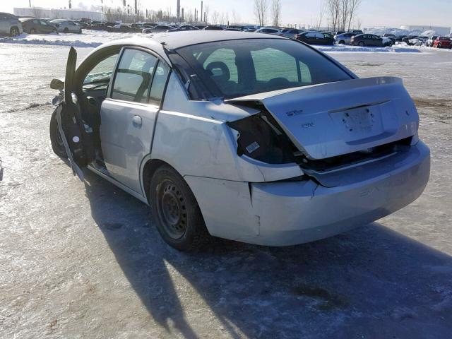1G8AJ55F87Z132466 - 2007 SATURN ION LEVEL SILVER photo 3