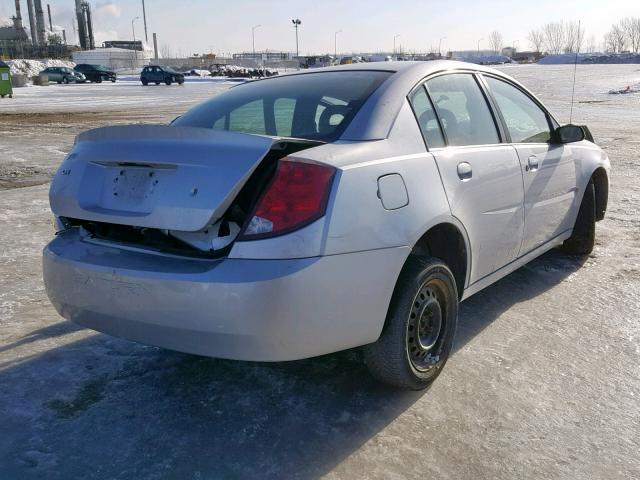 1G8AJ55F87Z132466 - 2007 SATURN ION LEVEL SILVER photo 4