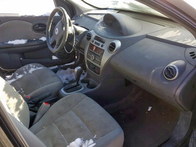 1G8AJ55F87Z132466 - 2007 SATURN ION LEVEL SILVER photo 5