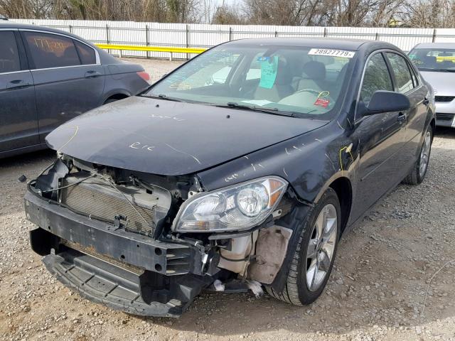 1G1ZB5E05CF149716 - 2012 CHEVROLET MALIBU LS შავი ფოტო 2
