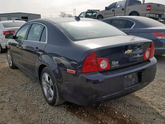 1G1ZB5E05CF149716 - 2012 CHEVROLET MALIBU LS შავი ფოტო 3