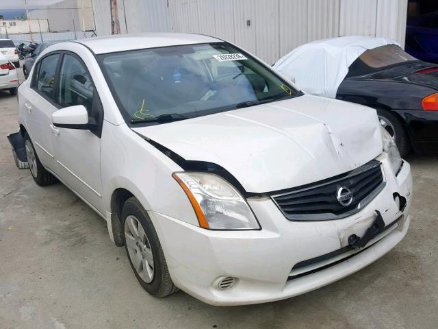 3N1AB6AP3CL746515 - 2012 NISSAN SENTRA 2.0 WHITE photo 1