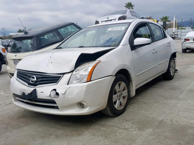 3N1AB6AP3CL746515 - 2012 NISSAN SENTRA 2.0 WHITE photo 2