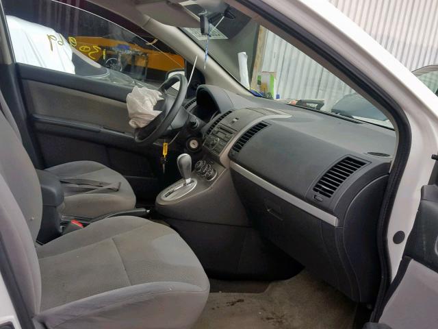 3N1AB6AP3CL746515 - 2012 NISSAN SENTRA 2.0 WHITE photo 5