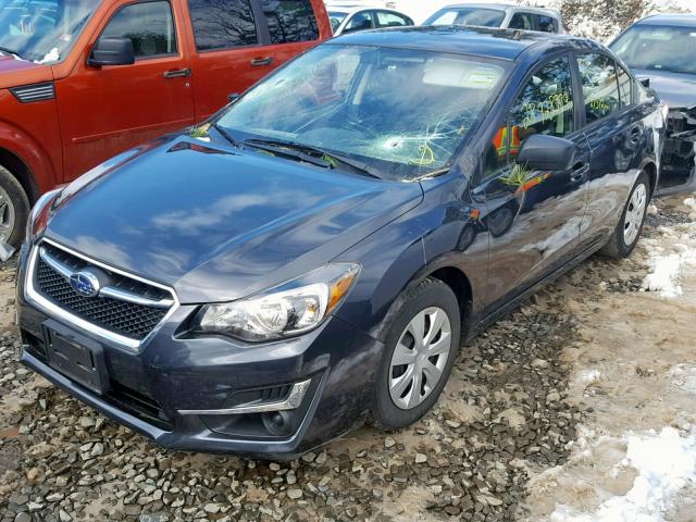 JF1GJAA6XGH022609 - 2016 SUBARU IMPREZA GRAY photo 2