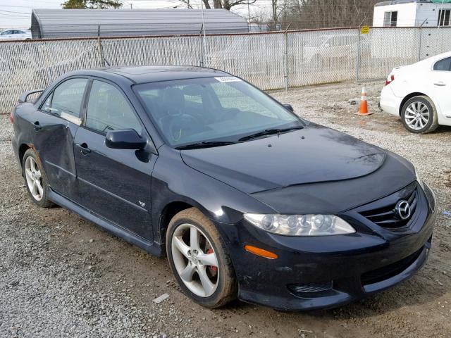 1YVHP80D155M01481 - 2005 MAZDA 6 S BLACK photo 1