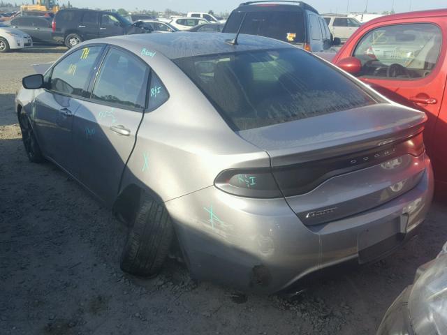 1C3CDFBB4FD301539 - 2015 DODGE DART SXT SILVER photo 3