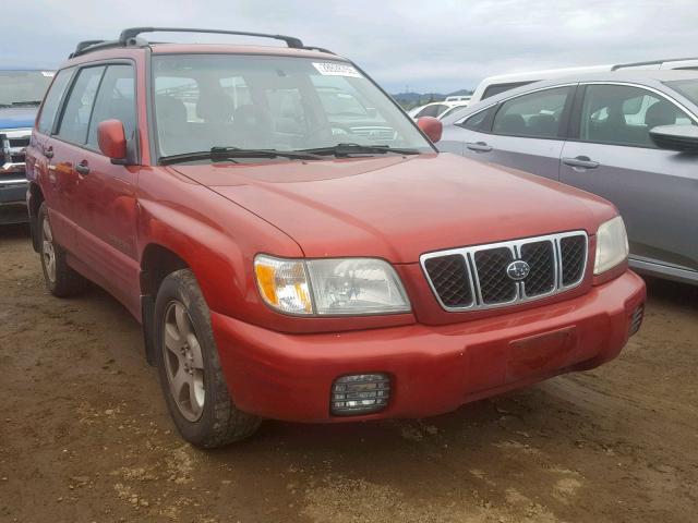 JF1SF65672H723829 - 2002 SUBARU FORESTER S RED photo 1