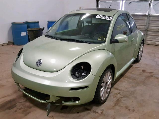 3VWRG31C58M502215 - 2008 VOLKSWAGEN NEW BEETLE მწვანე ფოტო 2