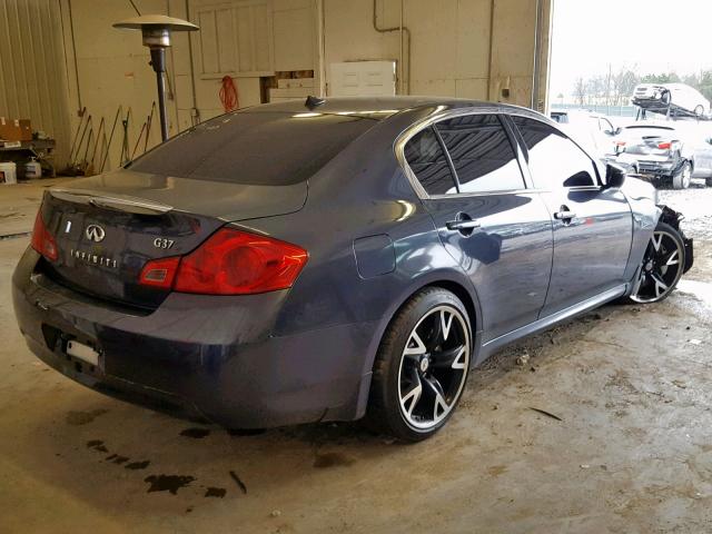 JNKCV61EX9M303691 - 2009 INFINITI G37 BASE GRAY photo 4