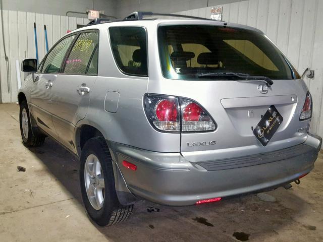 JTJHF10U030294768 - 2003 LEXUS RX 300 SILVER photo 3