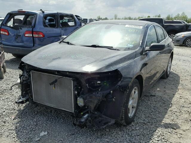 1G1ZB5ST7GF352160 - 2016 CHEVROLET MALIBU LS BLACK photo 2