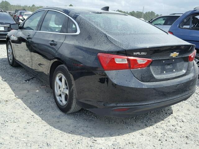 1G1ZB5ST7GF352160 - 2016 CHEVROLET MALIBU LS BLACK photo 3