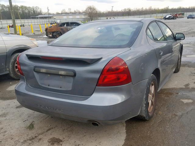 2G2WP552881187134 - 2008 PONTIAC GRAND PRIX GRAY photo 4