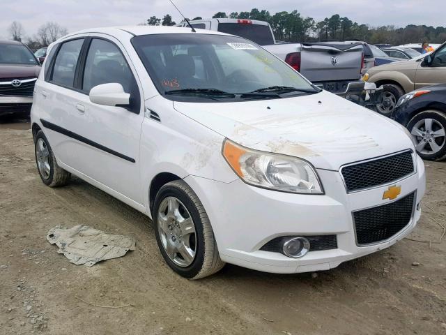 KL1TG6DE2AB099788 - 2010 CHEVROLET AVEO LT WHITE photo 1