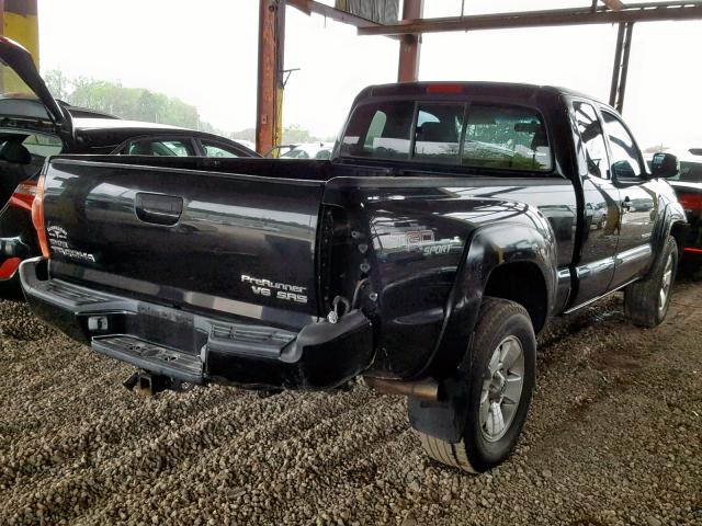 5TETU62N07Z361784 - 2007 TOYOTA TACOMA PRE BLACK photo 4