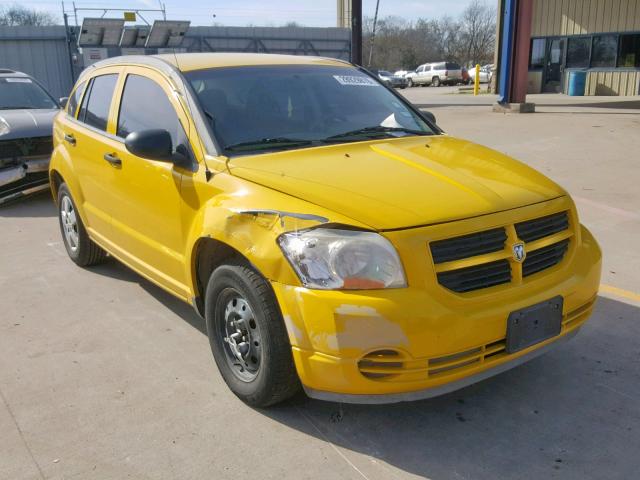 1B3HB28B17D590793 - 2007 DODGE CALIBER YELLOW photo 1