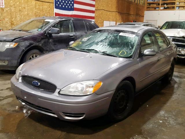 1FAFP56U96A121955 - 2006 FORD TAURUS SEL BLUE photo 2