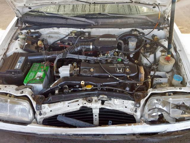 JHMED3645MS008545 - 1991 HONDA CIVIC DX WHITE photo 7