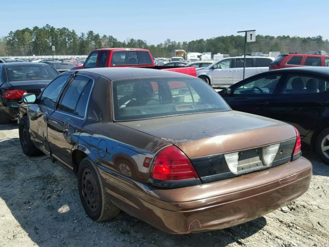 2FAFP71W67X142503 - 2007 FORD CROWN VICT BROWN photo 3