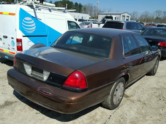 2FAFP71W67X142503 - 2007 FORD CROWN VICT BROWN photo 4