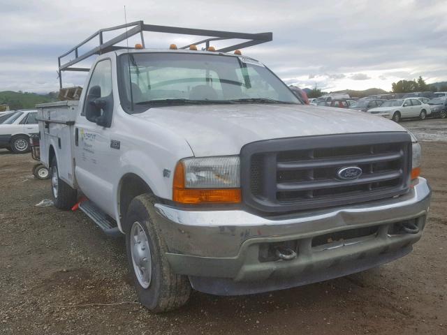 1FDSF34S51EB90253 - 2001 FORD F350 SRW S WHITE photo 1