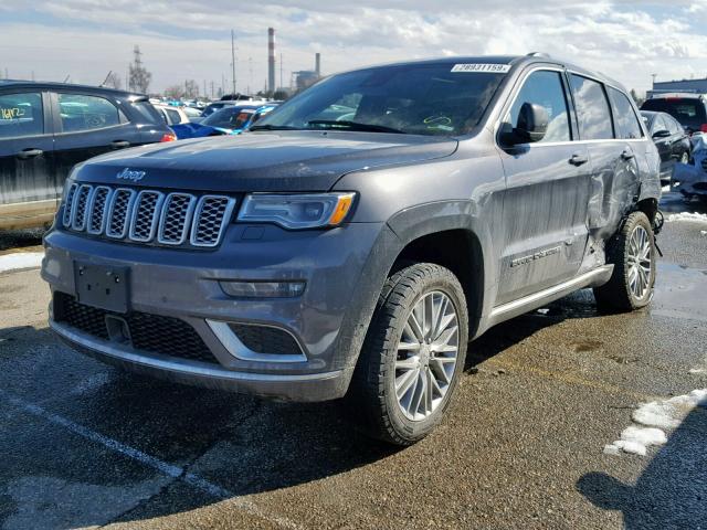 1C4RJFJT2JC504159 - 2018 JEEP GRAND CHER GRAY photo 2