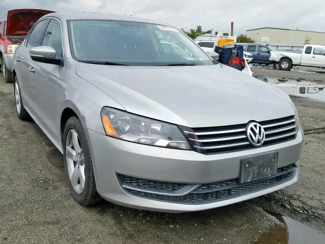 1VWBT7A36EC040670 - 2014 VOLKSWAGEN PASSAT SE SILVER photo 1