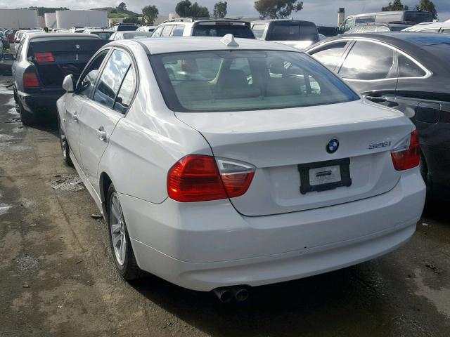 WBAVC535X7FZ80701 - 2007 BMW 328 I SULE WHITE photo 3