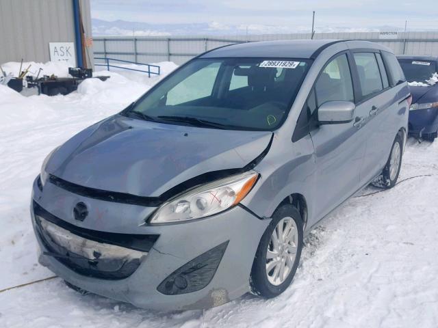 JM1CW2BL3C0109023 - 2012 MAZDA 5 SILVER photo 2