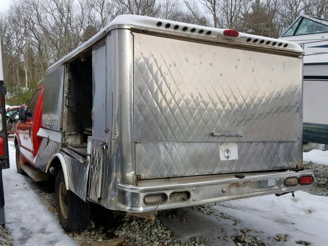 1FDSF34L51EA52544 - 2001 FORD F350 SRW S RED photo 3