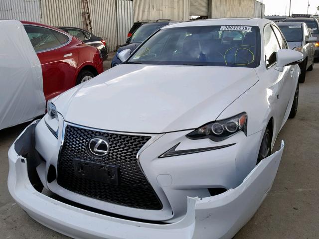 JTHBA1D25G5009487 - 2016 LEXUS IS 200T WHITE photo 2