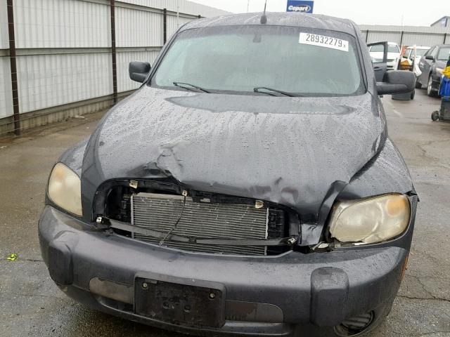 3GNBAADB7AS587256 - 2010 CHEVROLET HHR LS Сұр фото 9