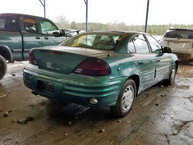 1G2NE52T5XC539139 - 1999 PONTIAC GRAND AM S GREEN photo 4