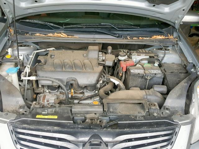 3N1AB6APXCL619521 - 2012 NISSAN SENTRA 2.0 SILVER photo 7