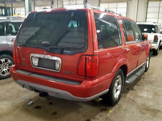 5LMEU27A31LJ04950 - 2001 LINCOLN NAVIGATOR Қызыл фото 4