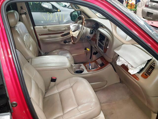 5LMEU27A31LJ04950 - 2001 LINCOLN NAVIGATOR Қызыл фото 5