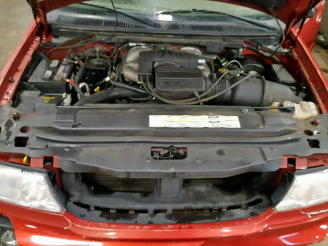 5LMEU27A31LJ04950 - 2001 LINCOLN NAVIGATOR Қызыл фото 7