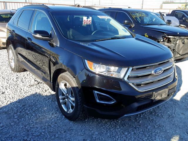 2FMPK3J80GBB94001 - 2016 FORD EDGE SEL BLACK photo 1