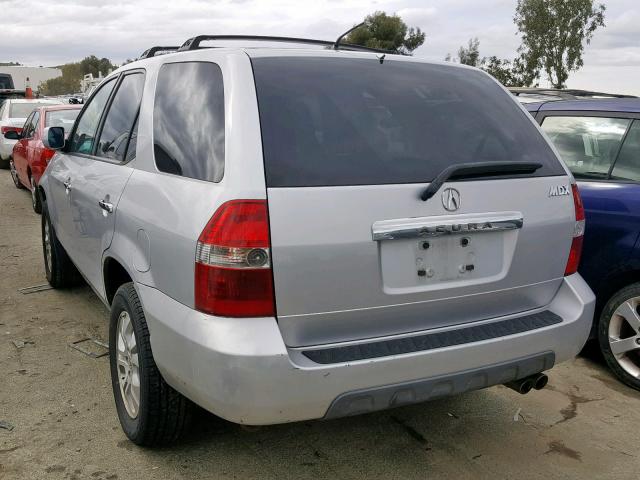 2HNYD18663H509235 - 2003 ACURA MDX TOURIN SILVER photo 3